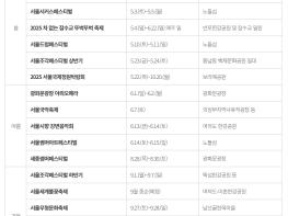 올해 놓치면 후회할 서울축제 총정리…달력에 체크 필수! 기사 이미지
